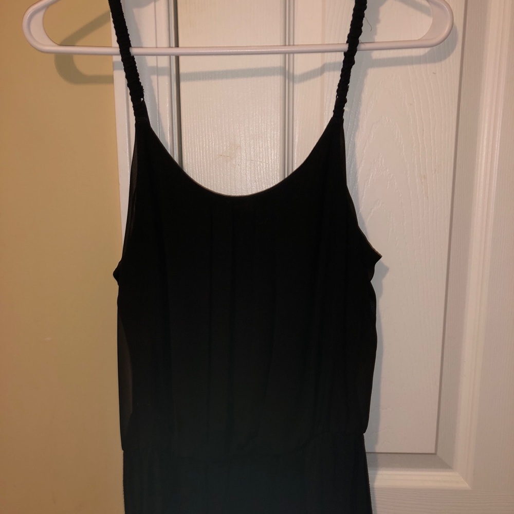 Women’s Express Black Peplum Tank (S)